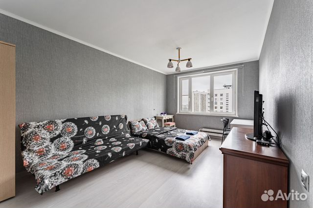 

2-к. квартира, 45 м², 2 кровати