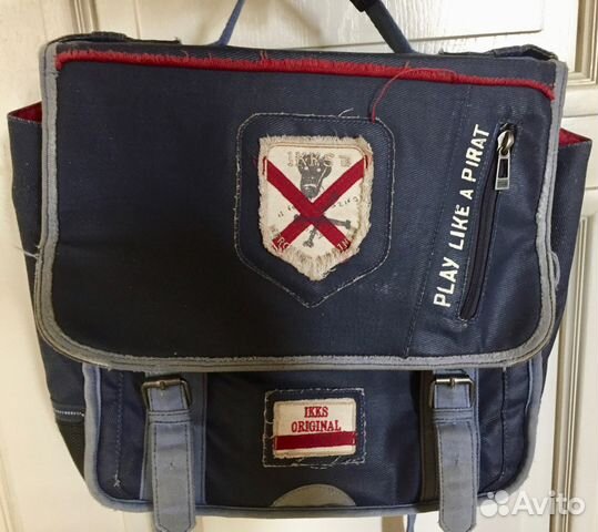 Стильный французский ранец ikks, б/у Стильный французский ранец ikks, б/у
