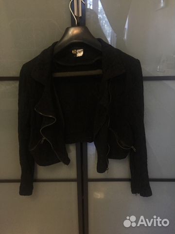 Кружевной пиджак жакет h&m