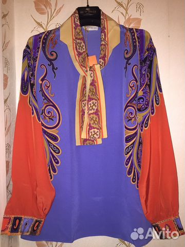 Блузка шелковая Этро Блузка шелковая Этро