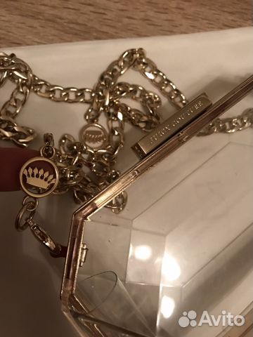 Сумка клатч Juisy Couture прозрачная