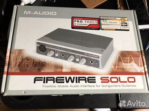 M audio solo firewire звуковая карта