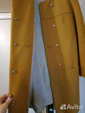 Пальто, 97 шерсть, оверсайз, в идеальном состоянии Пальто, 97 шерсть, оверсайз, в идеальном состоянии