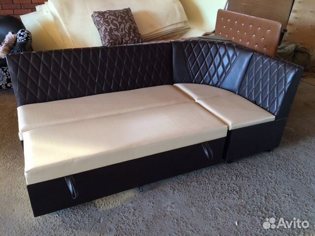 Кухонный угловой диван, со спальным местом