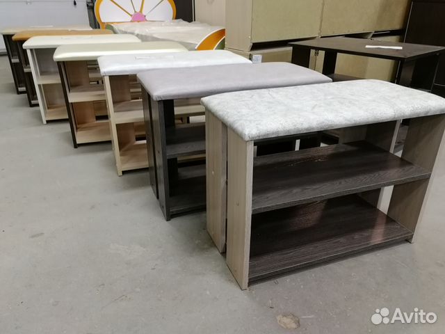 Полка под обувь с сиденьем