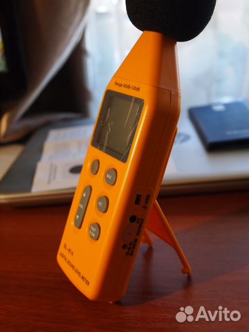 Цифровой измеритель шума SL-814 (шумомер)
