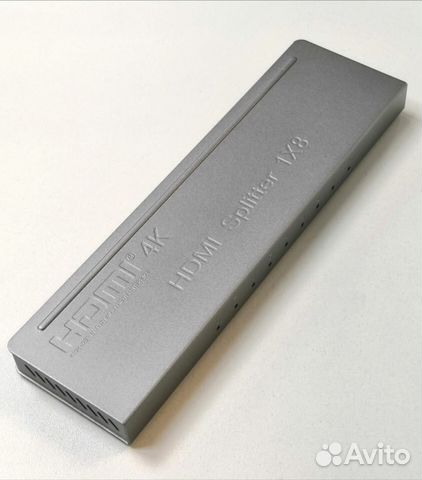 Hdmi Splitter 1x8 делитель на 8 выходов 4K серый Hdmi Splitter 1x8 делитель на 8 выходов 4K серый