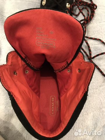 Ботинки на танкетке Coach