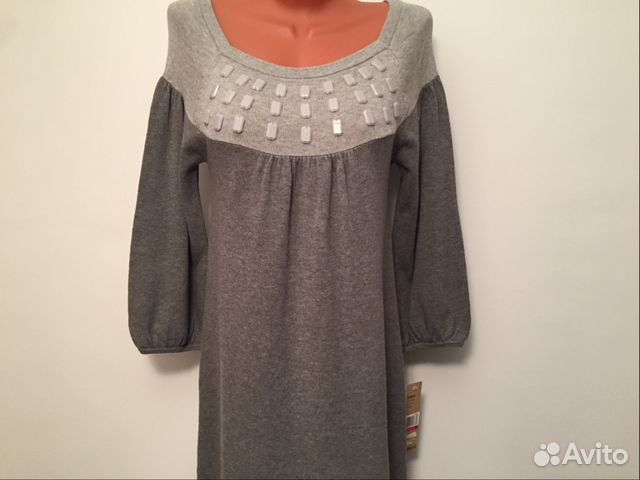 Новое трикотажное платье хлопок Dkny США р.42 Новое трикотажное платье хлопок Dkny США р.42