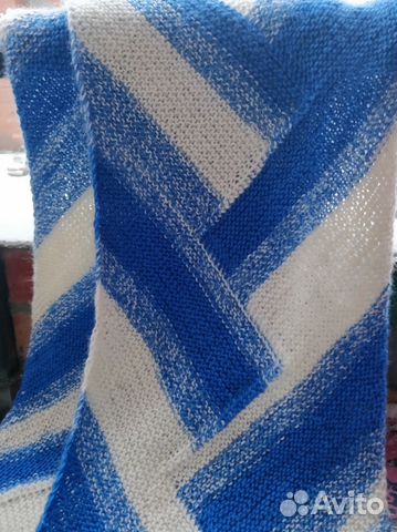 Зигзаг. Вязаный шарф. Ручная работа Зигзаг. Вязаный шарф. Ручная работа