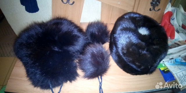 Шапка мех, кепи кожа