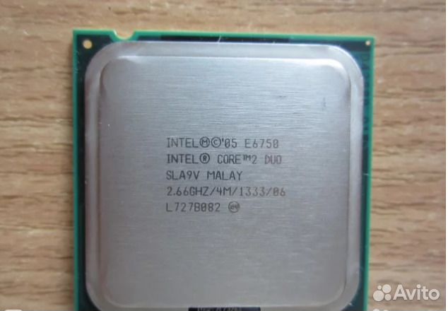 Intel Core 2 Duo E6750 Conroe Процессор