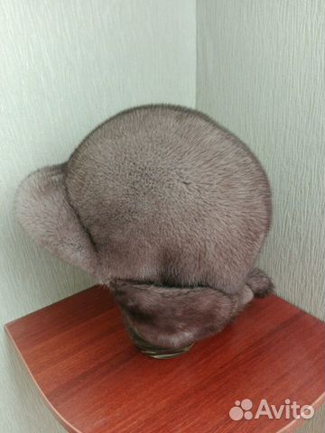 Норковая ушанка женская