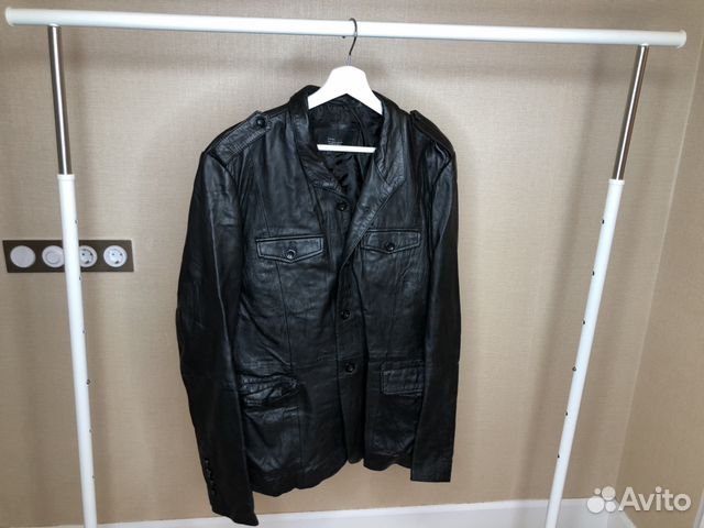 Куртка кожаная zara
