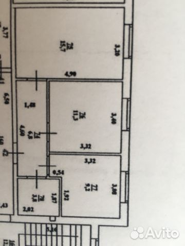 2-к квартира, 47 м², 3/3 эт.