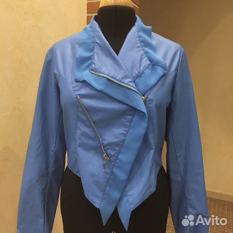 Куртка из экокожи с вышивкой Куртка из экокожи с вышивкой