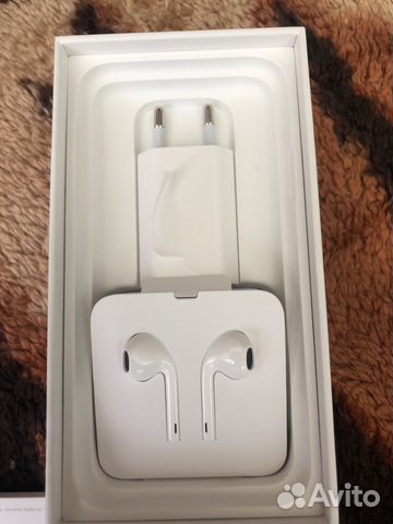 Apple EarPods Lighting+блок питания от iPhone X но