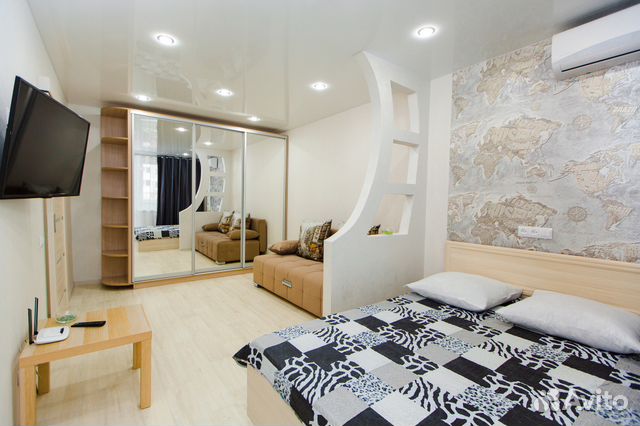 

1-к. квартира, 35 м², 2 кровати