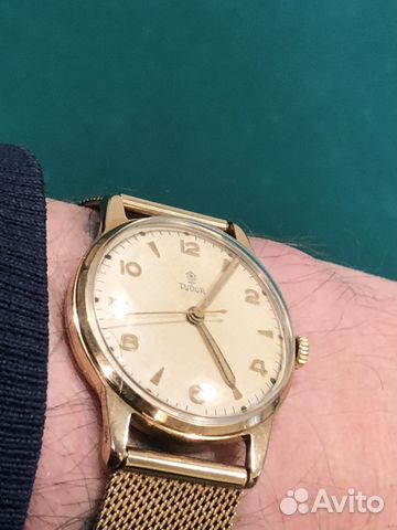 Часы золотые Rolex Tudor с золотым браслетом Часы золотые Rolex Tudor с золотым браслетом