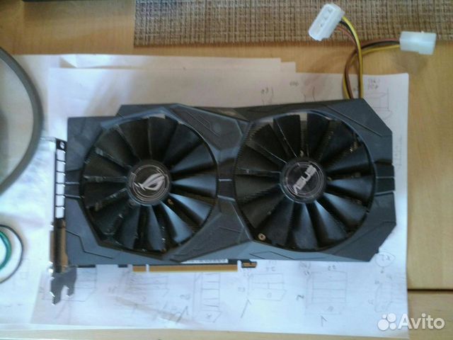 Видеокарта GTX 1050 Ti 4gb asus ROG Strix