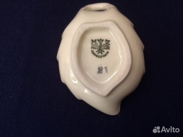 Розетки Чехословакия фарфор лист