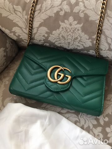 Gucci GG Marmont chain wallet Сумка оригинал новая