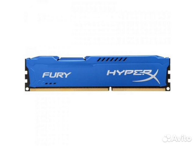 2 шт Kingston HyperX Fury Blue 4Gb DDR3 1866 Mhz