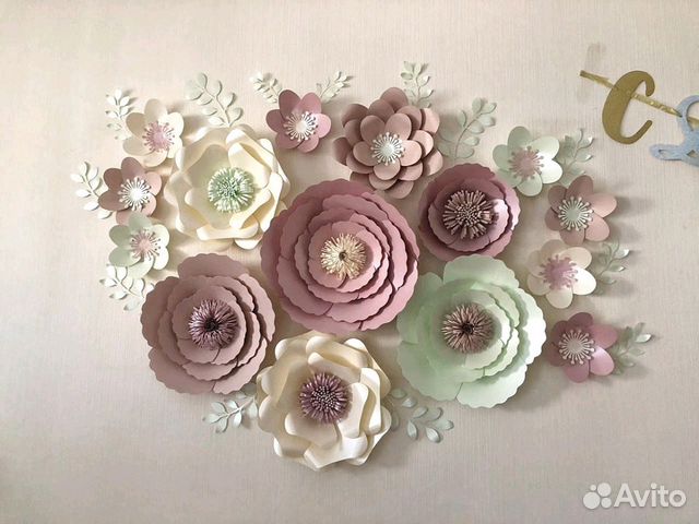 Цветы Из Бумаги Купить Москва
