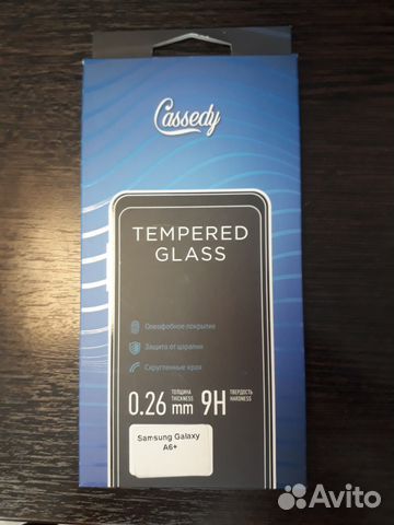 Защитное стекло Cassedy для SAMSUNG Galaxy A6+ Защитное стекло Cassedy для SAMSUNG Galaxy A6+