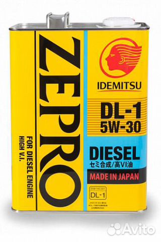 Idemitsu zepro diesel DL-1 5W30 DPF масло Идемитсу Idemitsu zepro diesel DL-1 5W30 DPF масло Идемитсу