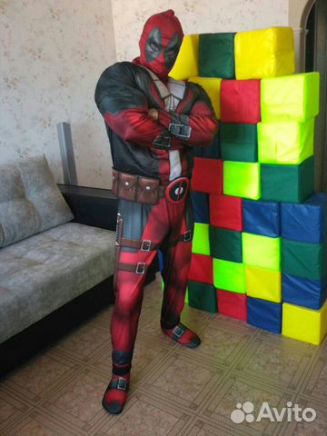 Костюм на Хэллоуин Deadpool - Delux