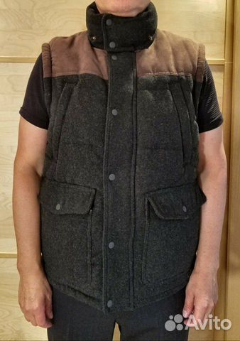 Мужская зимняя куртка Zara Man Denim Couture