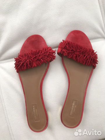Шлёпки босоножки Aquazzura оригинал Шлёпки босоножки Aquazzura оригинал