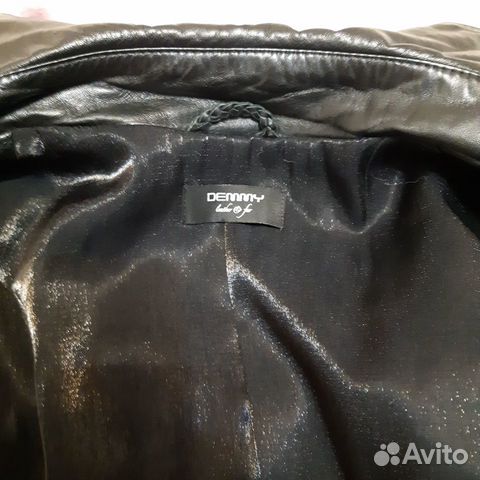 Пальто кожаное
