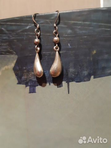 Серьги серебряные 
