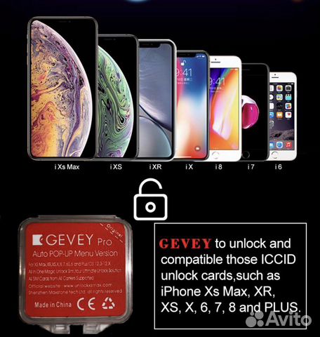 Gevey Pro для iPhone (iccid+MNC)