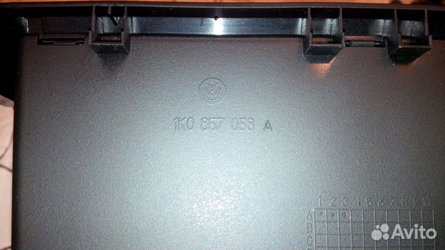 Переходная рамка для магнитолы 1din VW Passat B6
