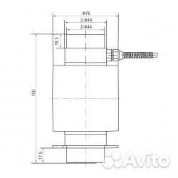 Тензодатчик автомобтльный zemic HM14H1 15T