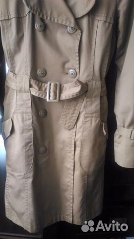 Плащ тренч Vero Moda хаки / песочный / горчичный Плащ тренч Vero Moda хаки / песочный / горчичный