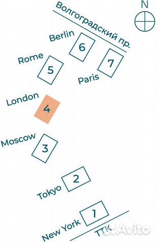 1-к квартира, 42.3 м², 14/33 эт.