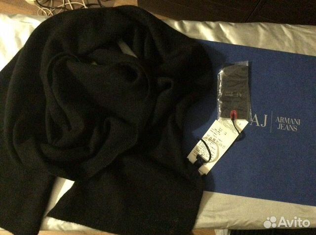 Шарф Armani Jeans кашемир 100. Оригинал. Новый