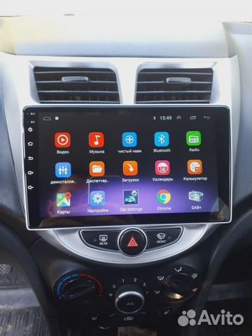 Штатная магнитола Hyundai Solaris android Штатная магнитола Hyundai Solaris android