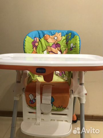 Стул для кормления Chicco Polly 2 in1
