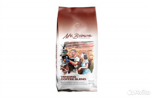 Mr.Brown «Vending Coffee Blend» кофе в зернах 1кг