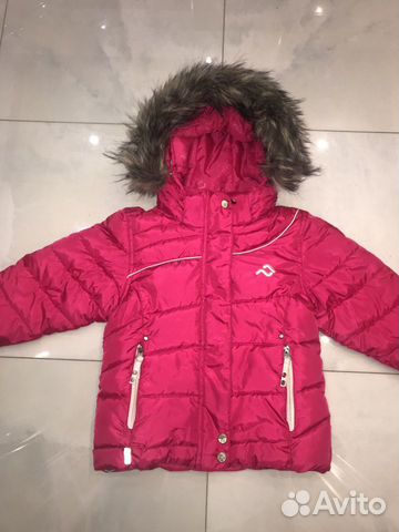 Куртка зимняя для девочки на рост 98 см