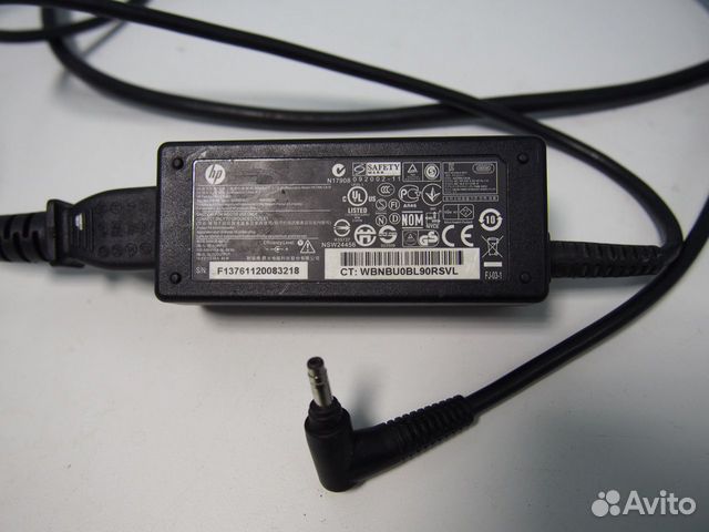 Блок питания hp mini p/n 622435-002 19,5v-2,05a