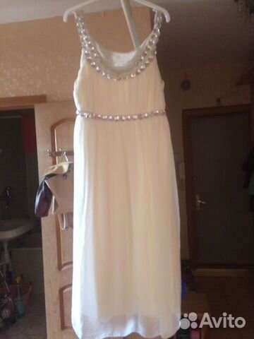 Платье в греческом стиле с камнями