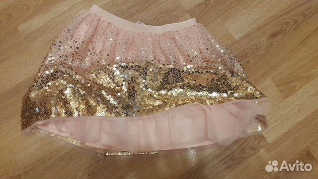 Юбка с пайетками
