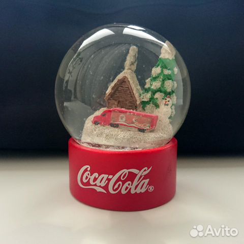 Коллекционный снежный шар Coca-Cola