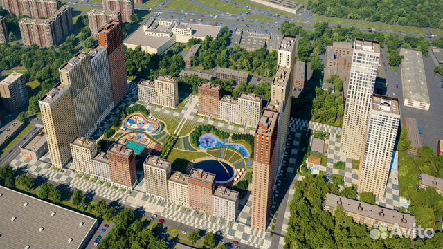 2-к квартира, 54 м², 37/39 эт. 2-к квартира, 54 м², 37/39 эт.